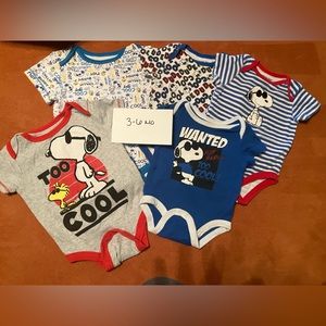 Snoopy set of onesies